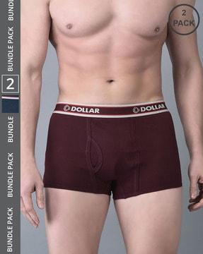 men-pack-of-2-typographic-print-assorted-trunks-with-elasticated-waistband