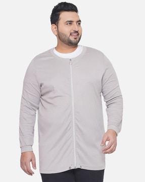 men-ribbed-regular-fit-zip-front-sweatshirt