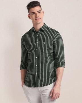 men-striped-tailored-fit-shirt