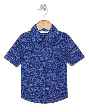 printed-regular-fit-shirt-with-spread-collar