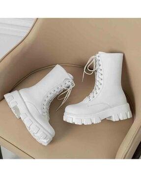 women-round-toe-lace-up-ankle-length-boots