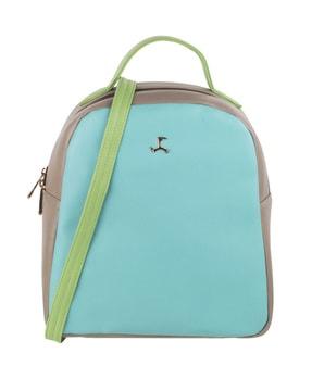 women-colourblock-backpack-with-detachable-straps
