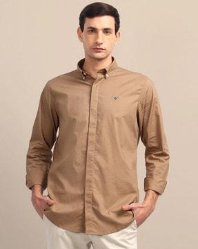 men-regular-fit-shirt-with-cuffed-sleeves