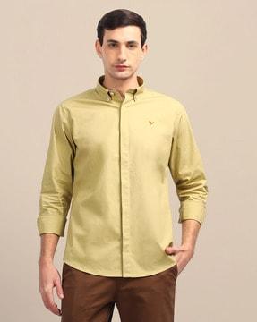 men-regular-fit-shirt-with-cuffed-sleeves