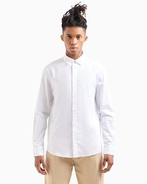 logo-essential-regular-fit-cotton-shirt