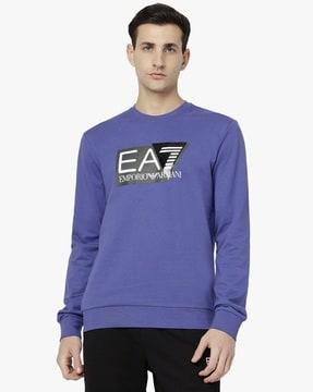 full-sleeve-relaxed-fit-sweatshirt-with-contrast-logo