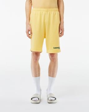 men-logo-print-city-shorts