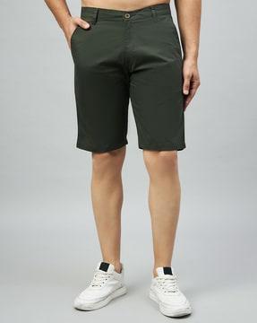 men-regular-fit-flat-front-shorts