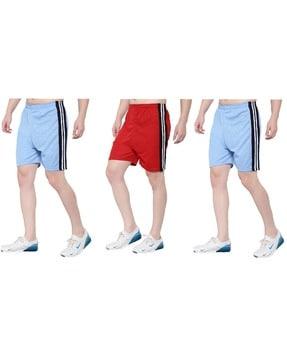 men-pack-of-3-striped-regular-fit-knit-shorts