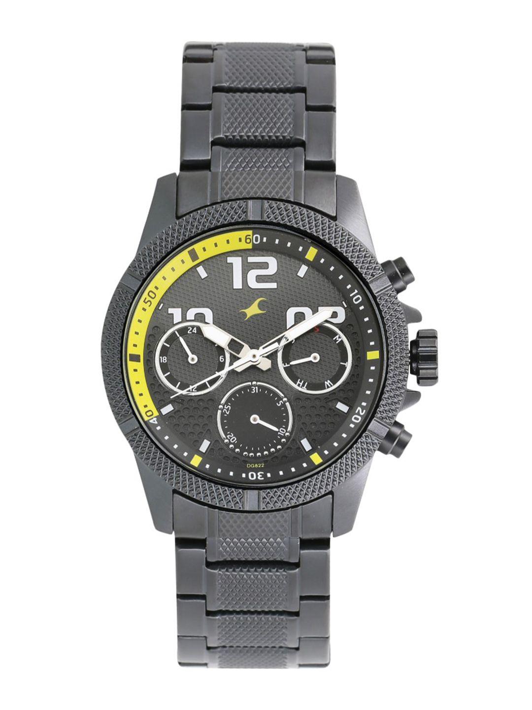 fastrack-loopholes-men-charcoal-analogue-watch-nl3169nm01