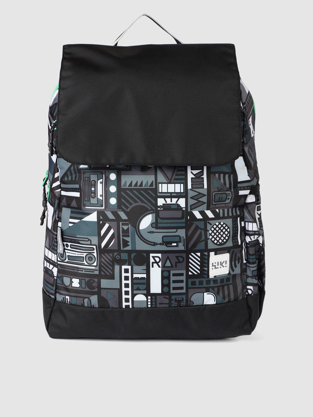 wildcraft-women-black-mytrix-2-graphic-backpack
