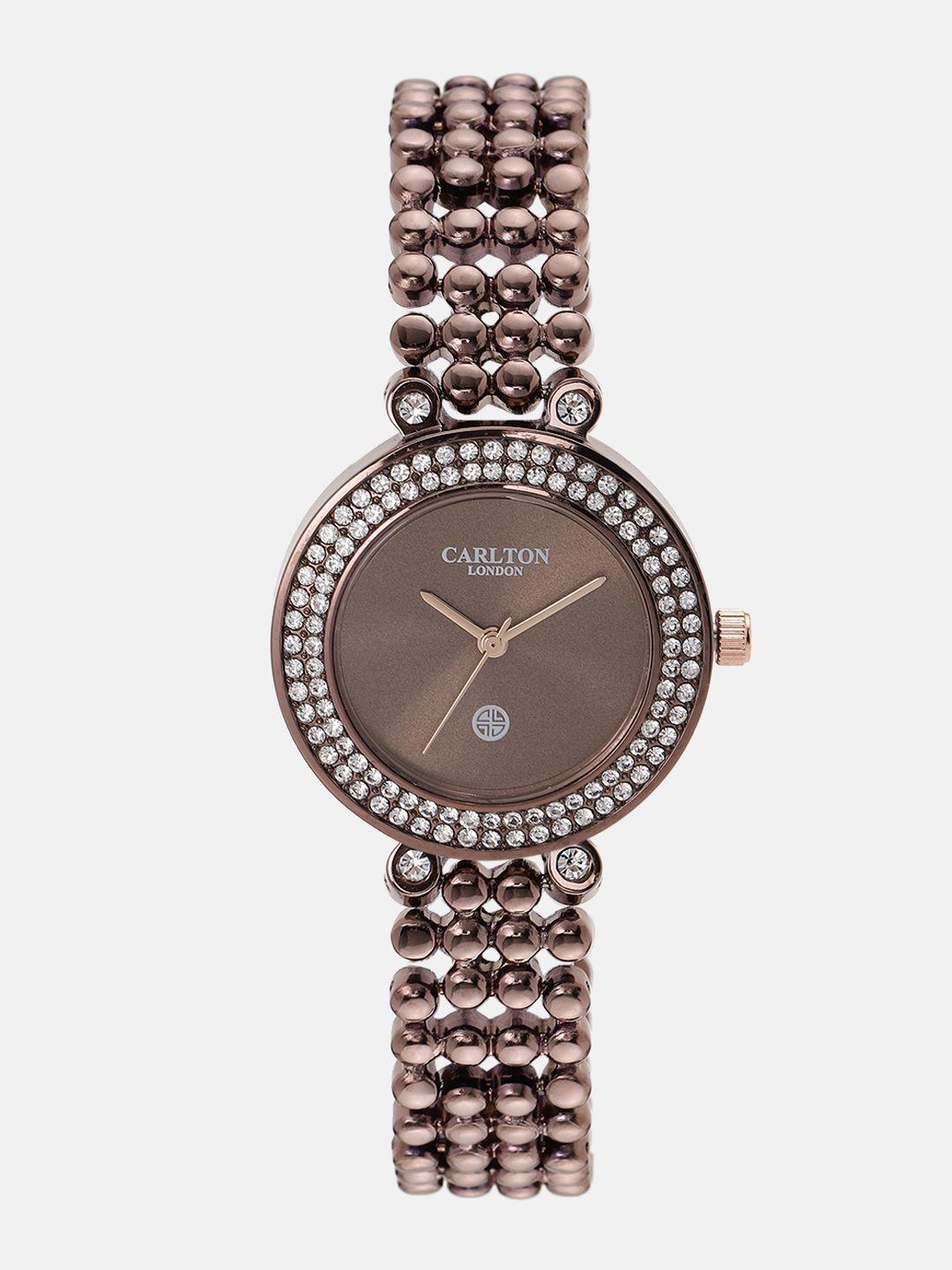 carlton-london-women-bronze-toned-analogue-watch-cl004bbrb
