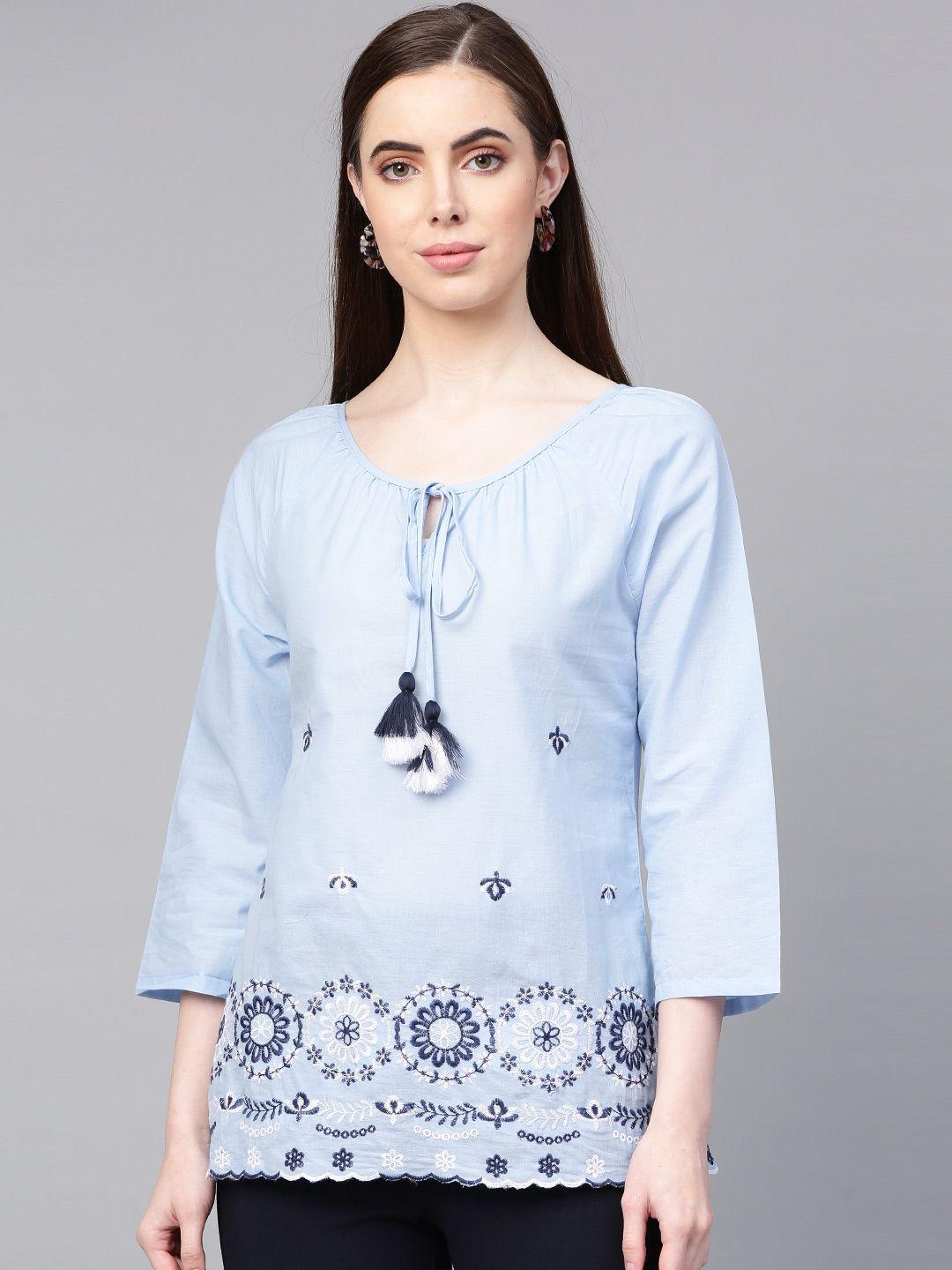 bhama-couture-women-blue-embroidered-top