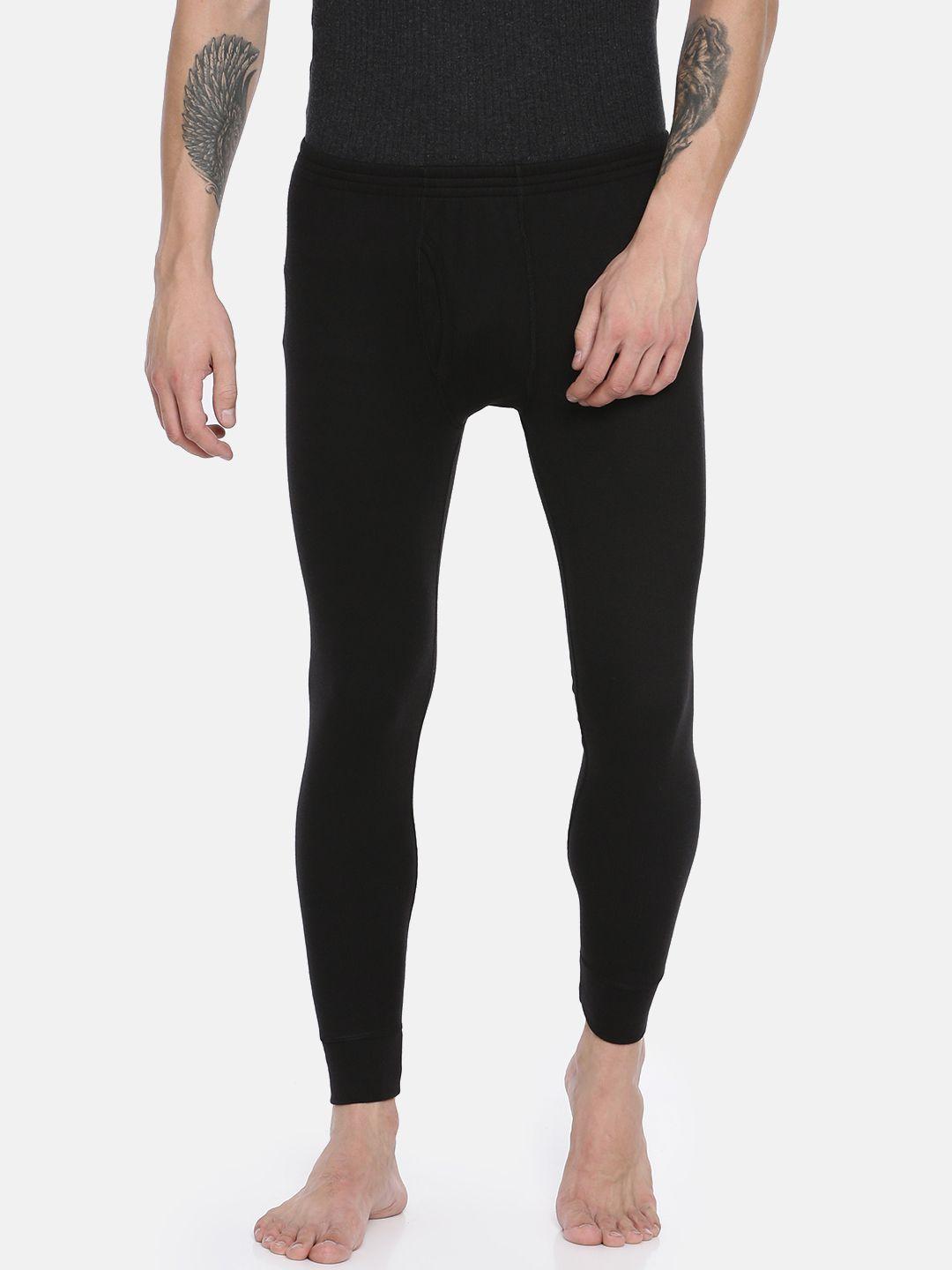 u.s.-polo-assn.-men-black-solid-thermal-bottoms