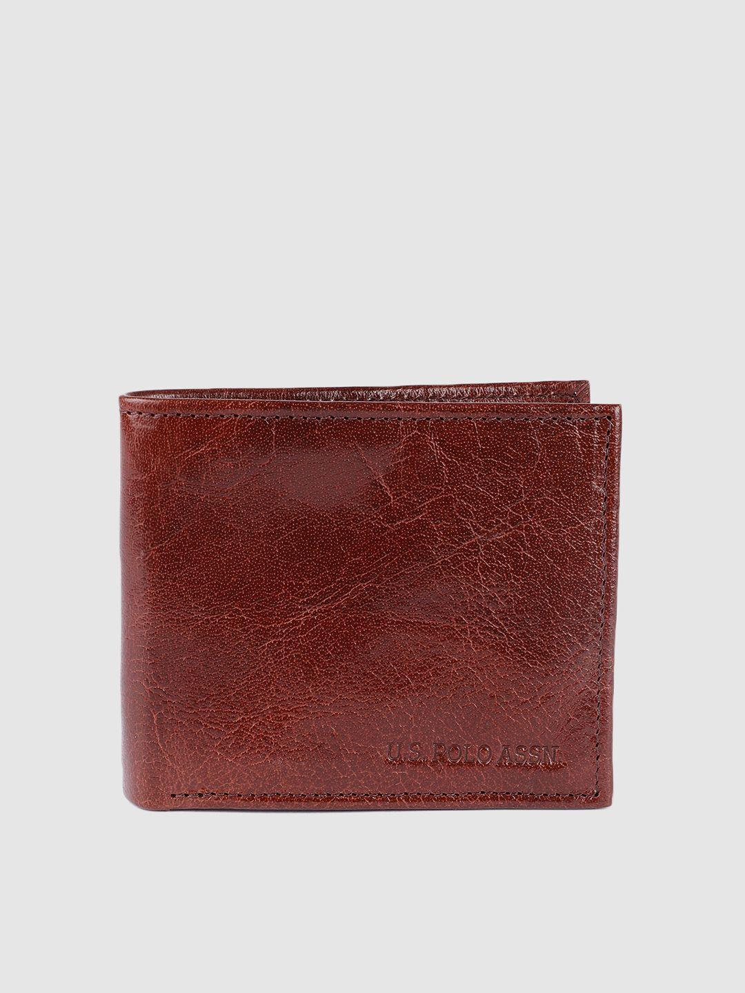u.s.-polo-assn.-men-brown-solid-leather-two-fold-wallet