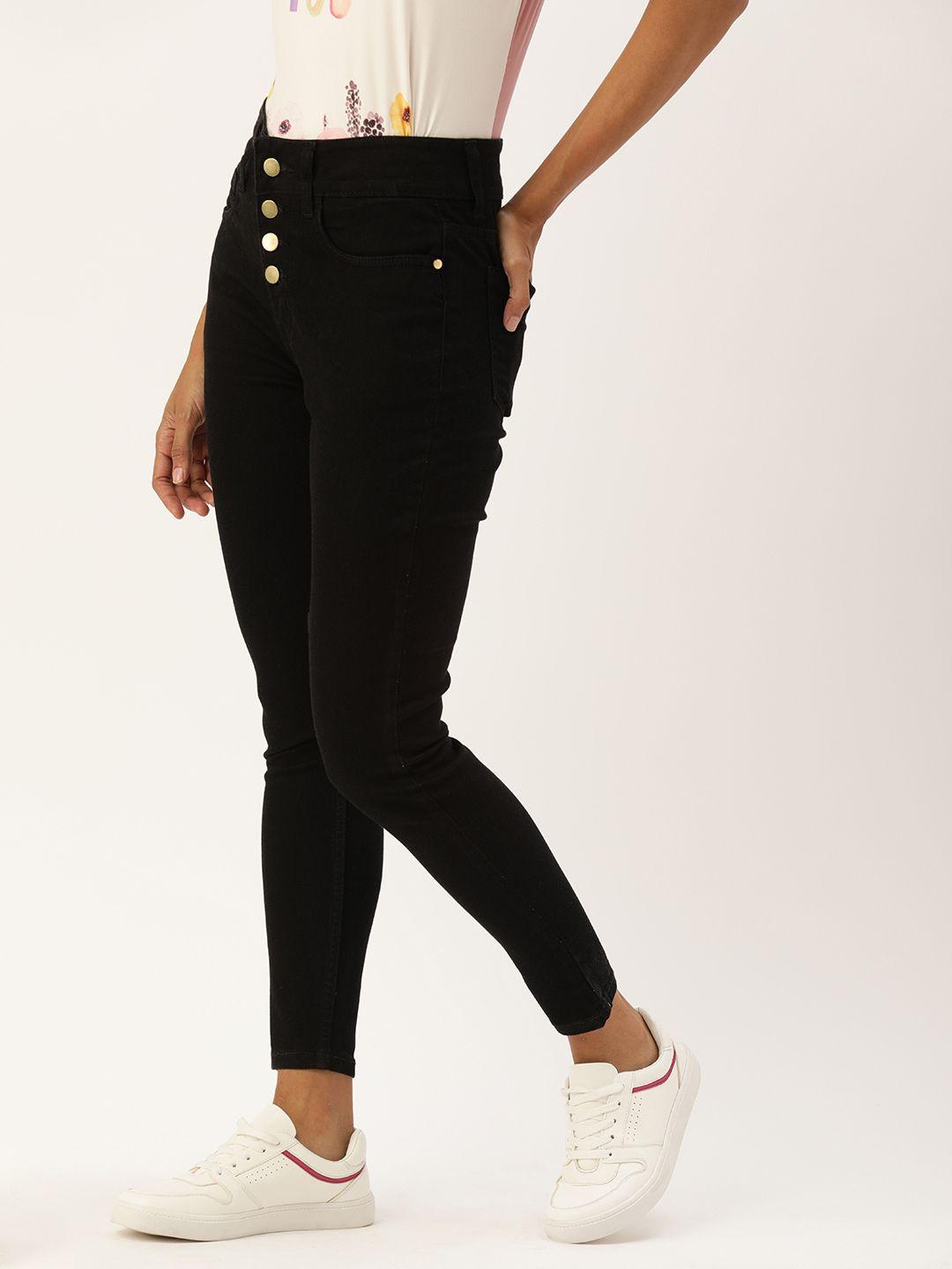 dressberry-women-black-skinny-fit-high-rise-clean-look-cropped-jeans