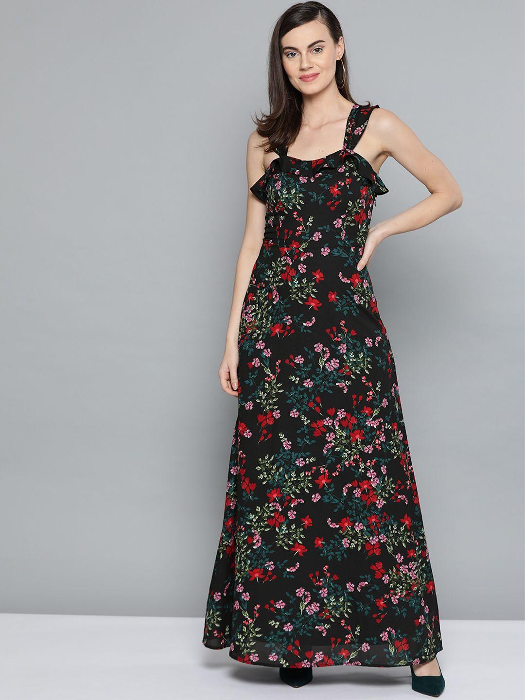 harpa-women-black-red-floral-printed-maxi-dress