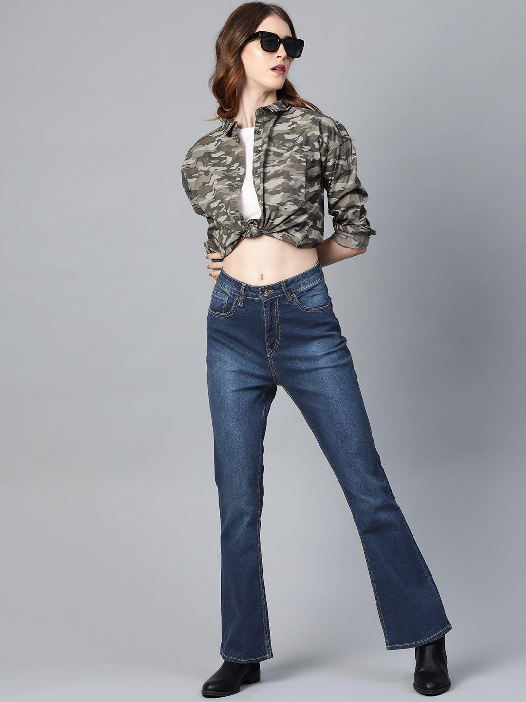 roadster-women-navy-blue-bootcut-high-rise-clean-look-stretchable-jeans