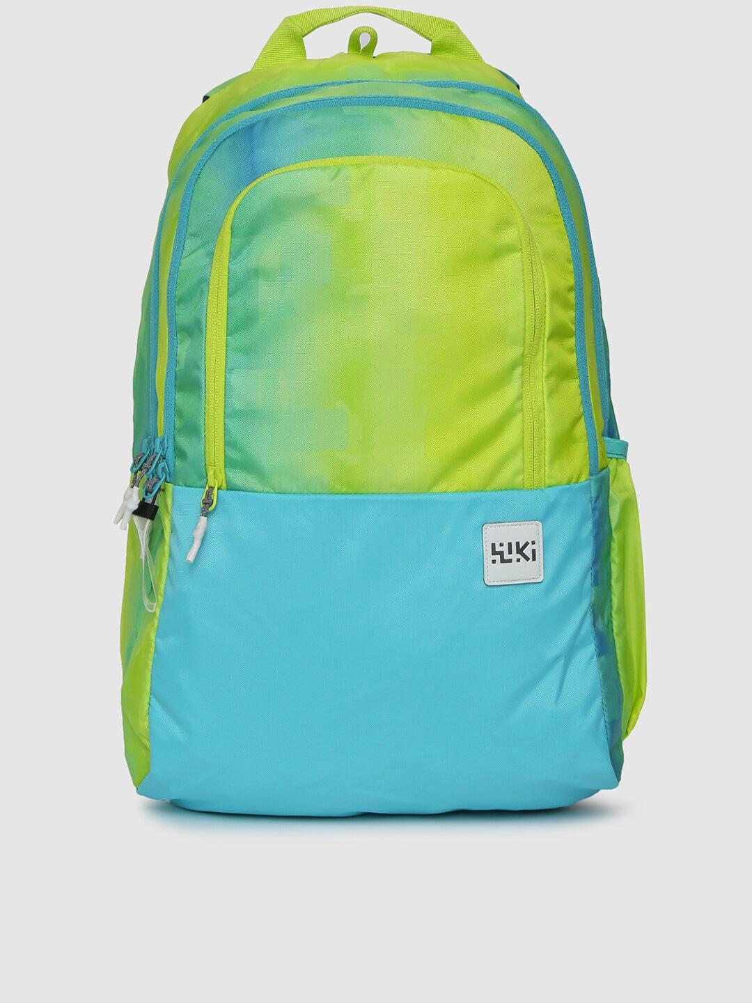 wildcraft-unisex-blue-&-green-colourblocked-backpack