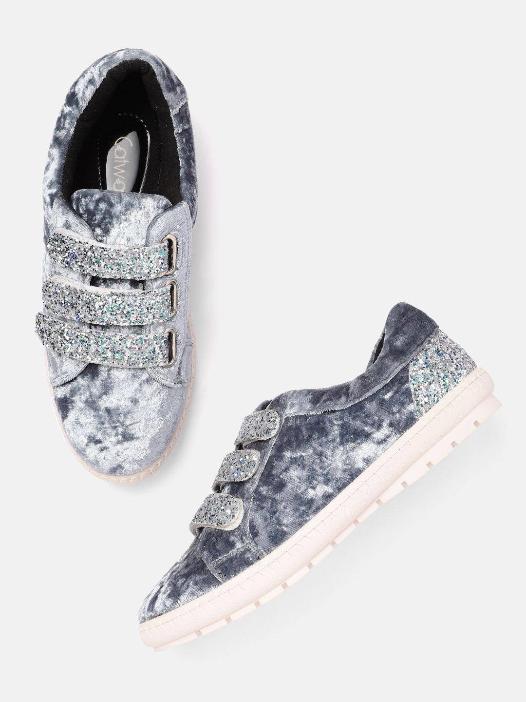 catwalk-women-grey-shimmery-sneakers