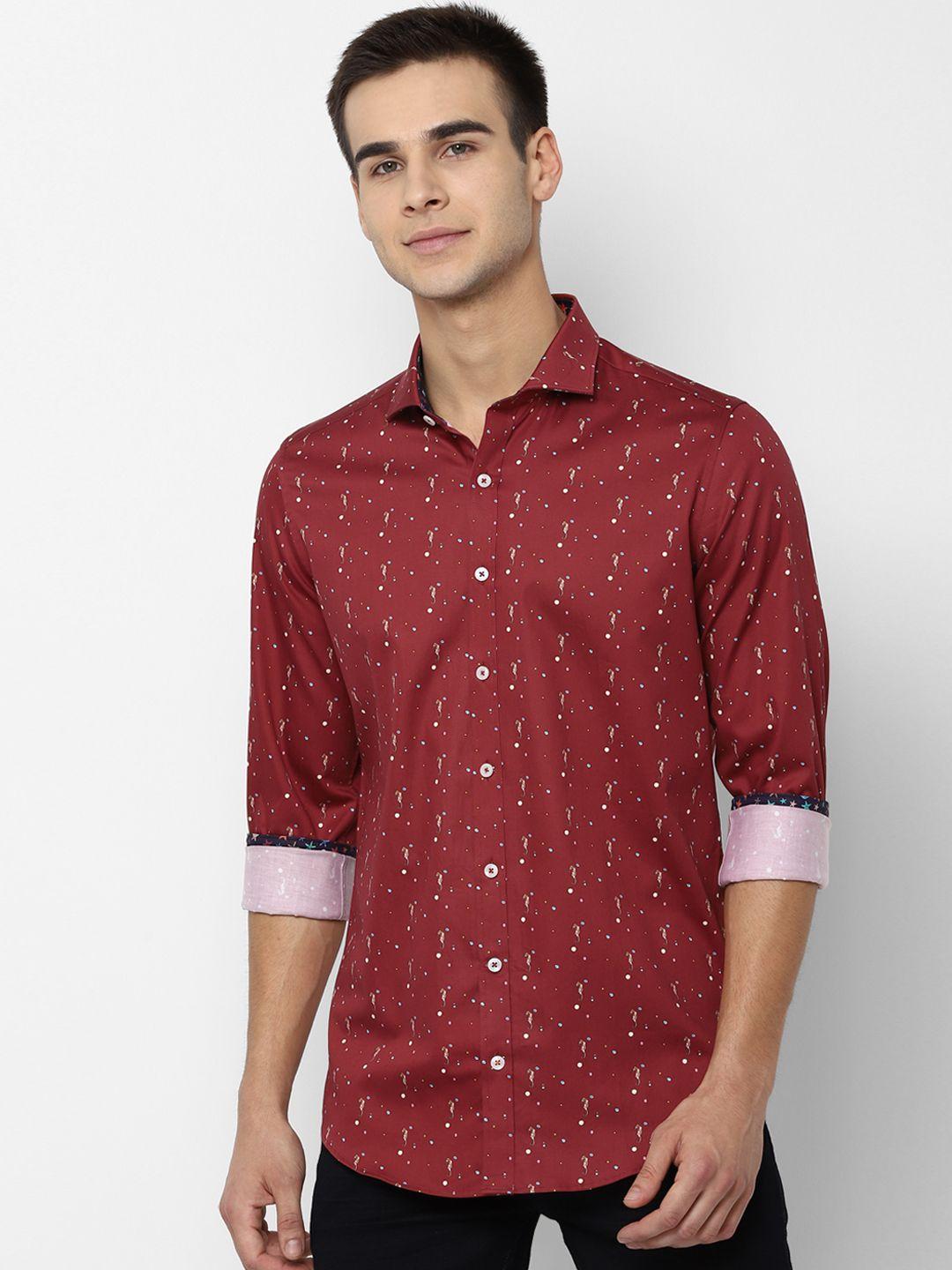 simon-carter-london-men-maroon-slim-fit-printed-casual-shirt