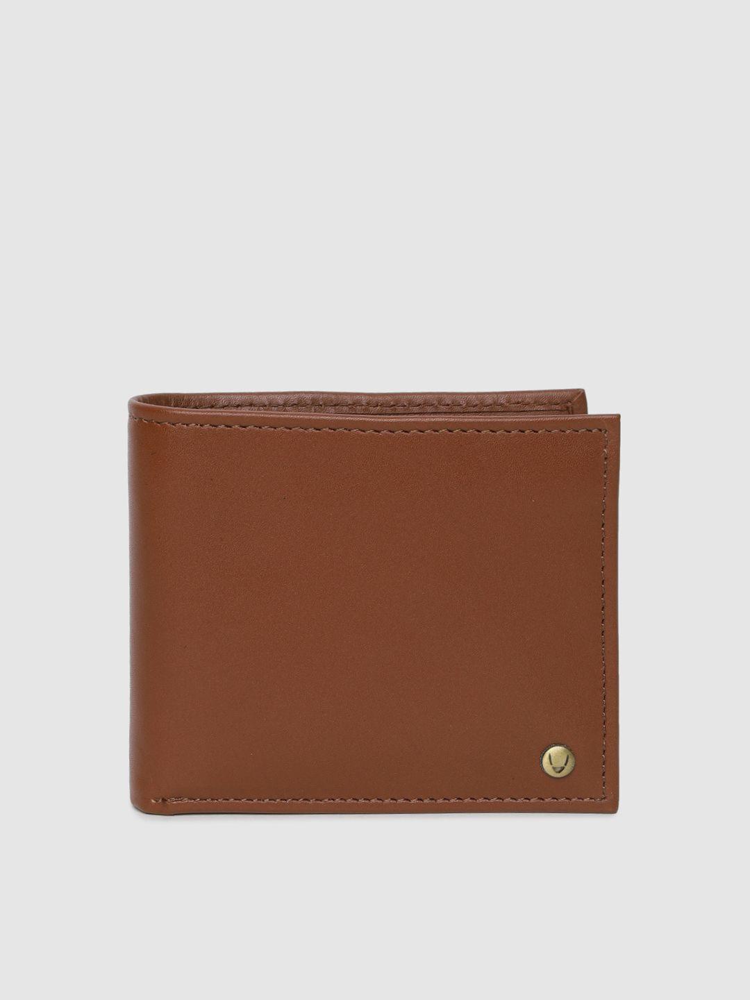 hidesign-men-tan-solid-two-fold-wallet