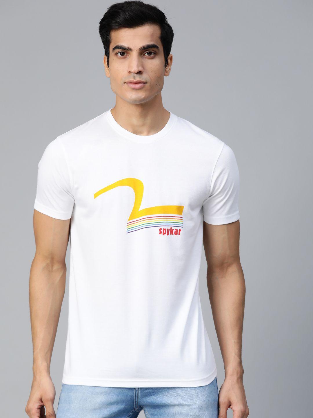 underjeans-by-spykar-men-white-printed-round-neck-t-shirt
