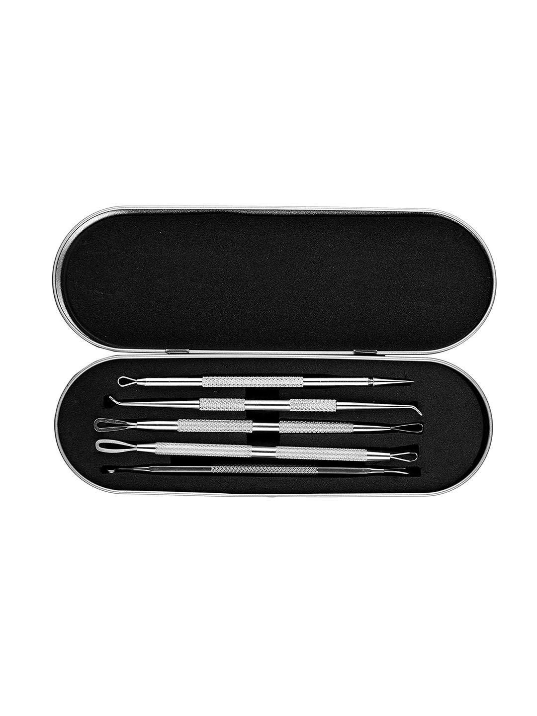 beaute-secrets-set-of-5-stainless-steel-anti-slid-handle-blackhead-remover-tool-kit