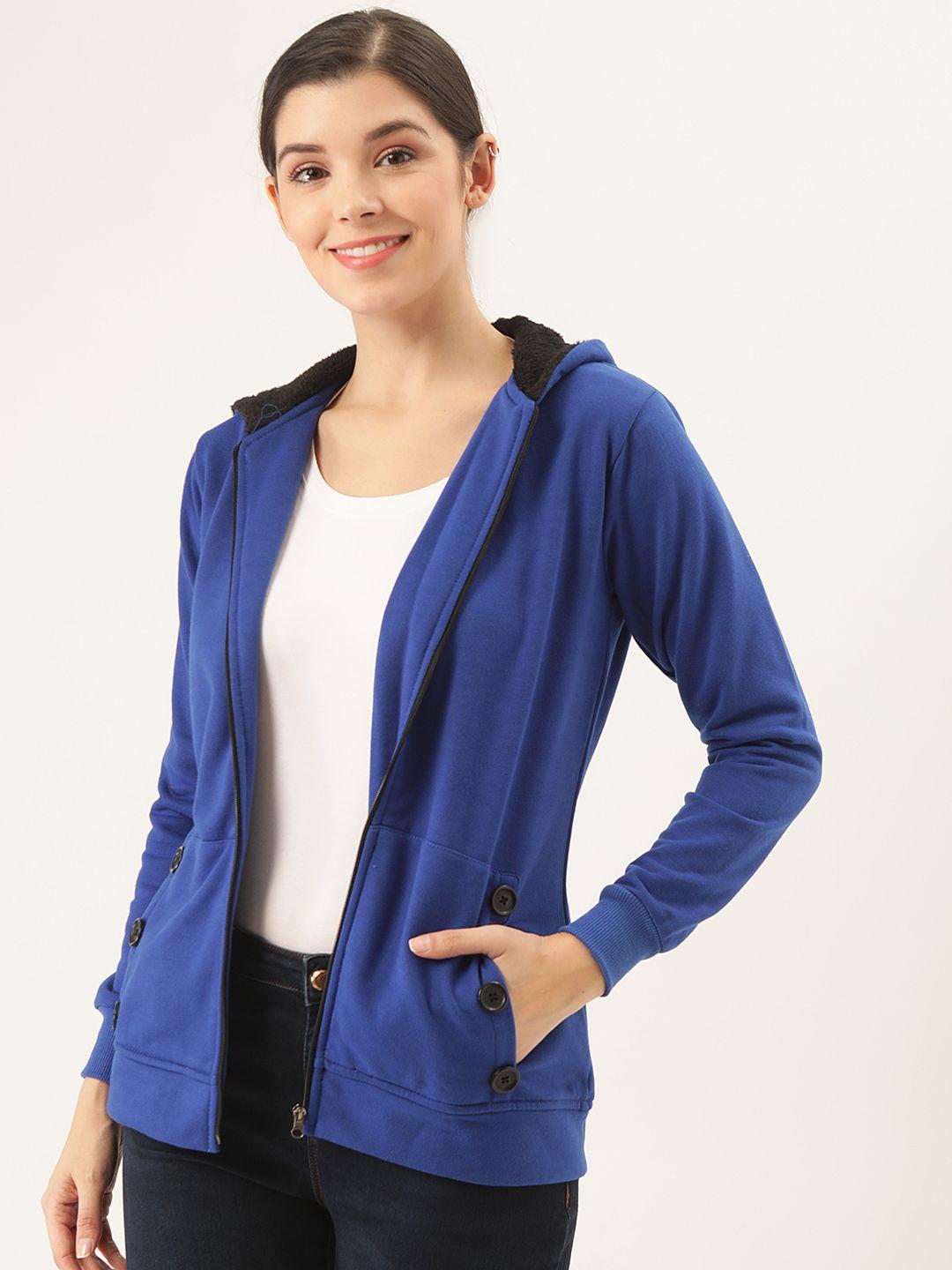 belle-fille-women-blue-solid-tailored-hooded-jacket
