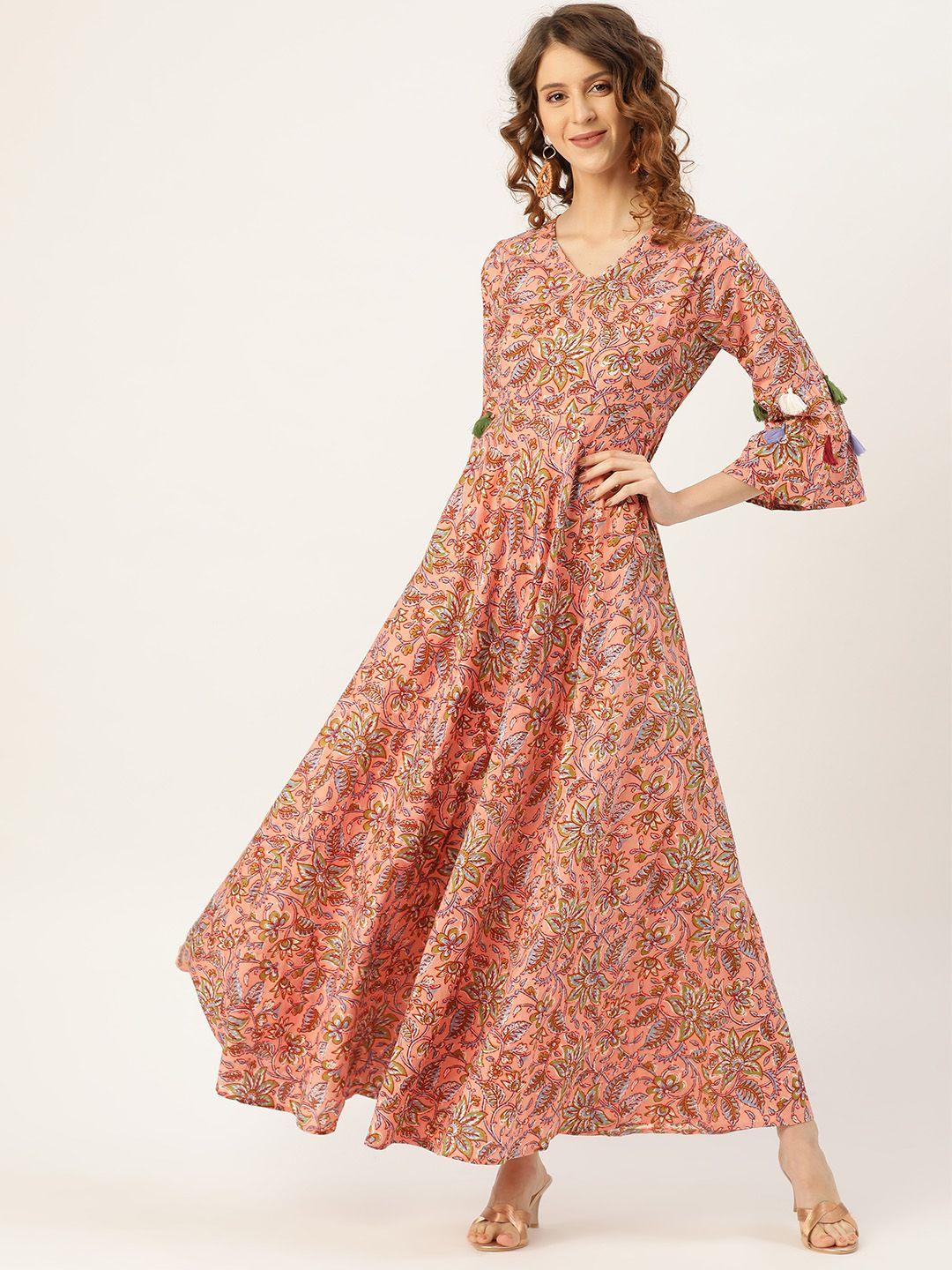 shae-by-sassafras-women-peach-coloured-&-olive-green-floral-printed-maxi-dress