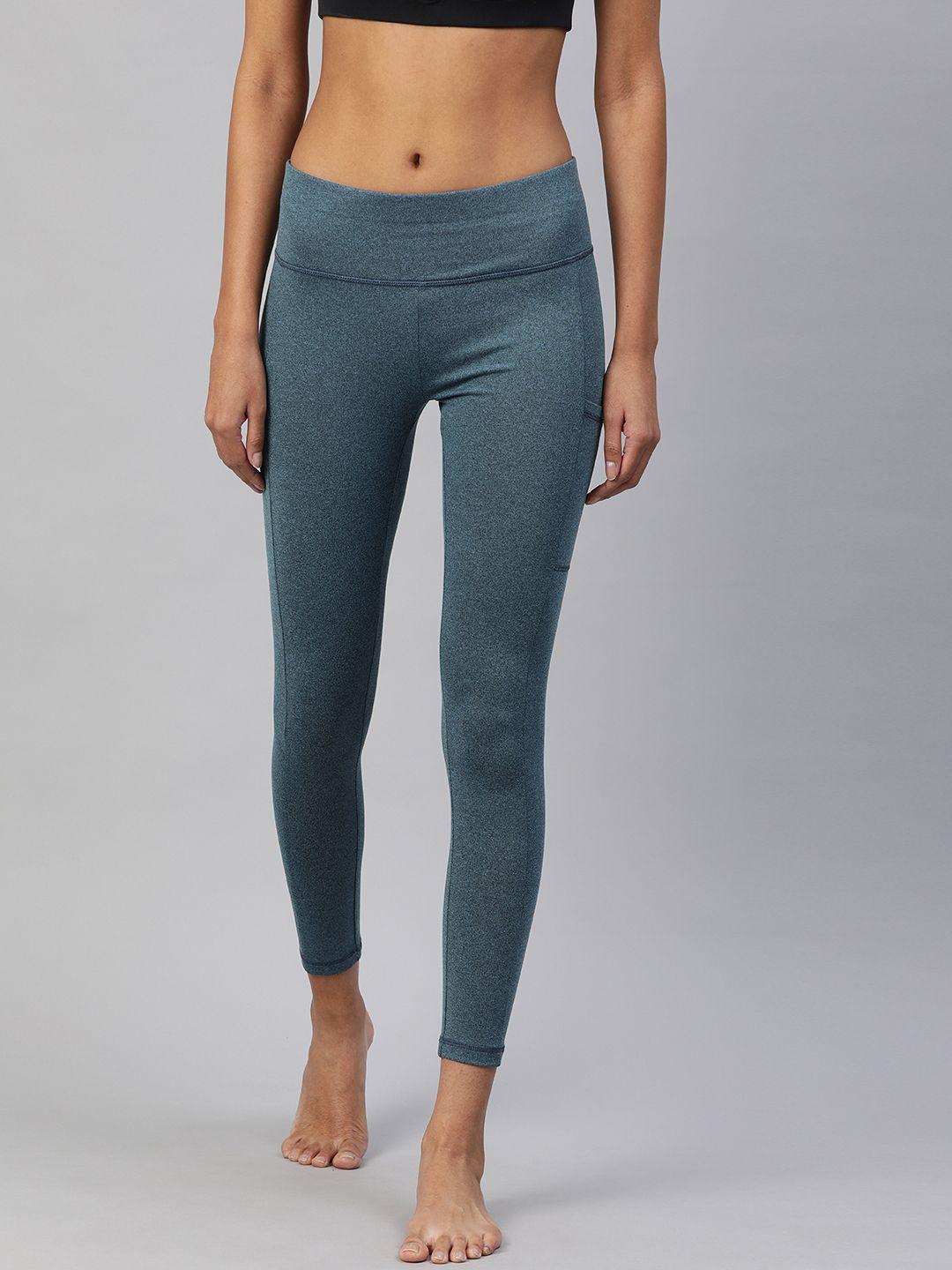 van-heusen-women-blue-solid-yoga-spirit-cropped-tights-with-print-detail