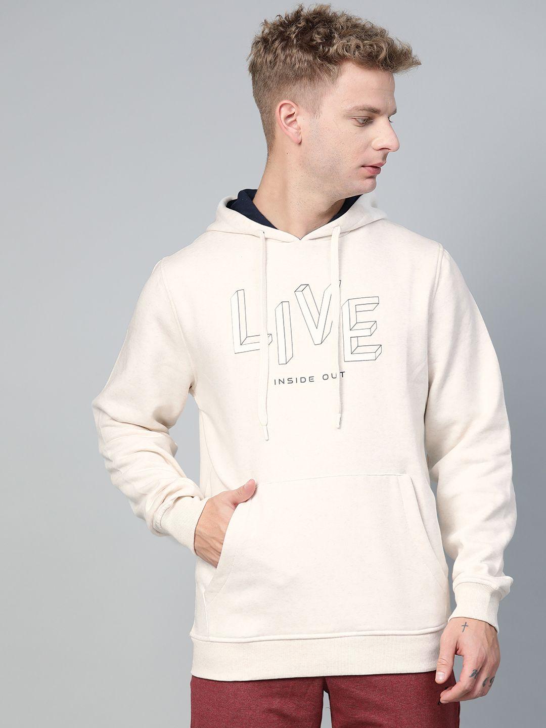 alcis-men-off-white-printed-hooded-sweatshirt