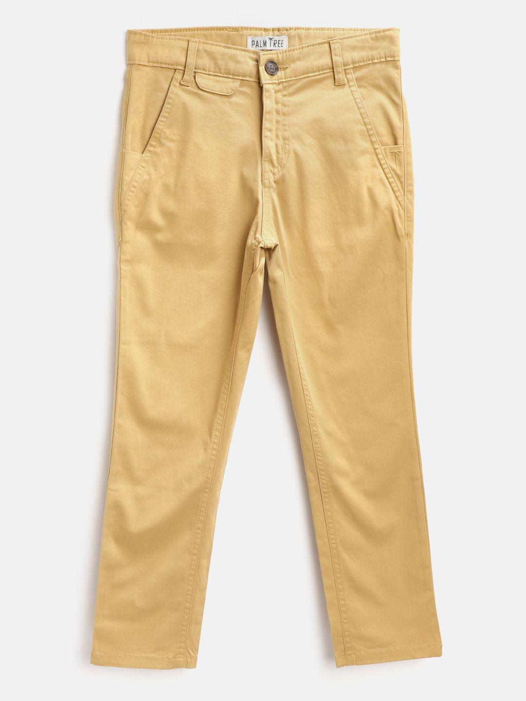 palm-tree-boys-khaki-regular-fit-solid-trousers