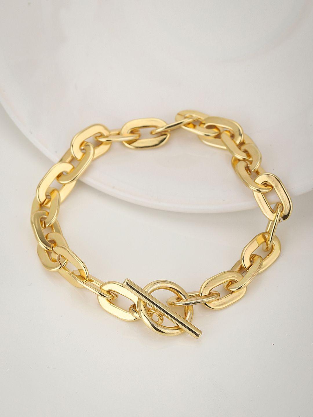 carlton-london-gold-plated-link-bracelet