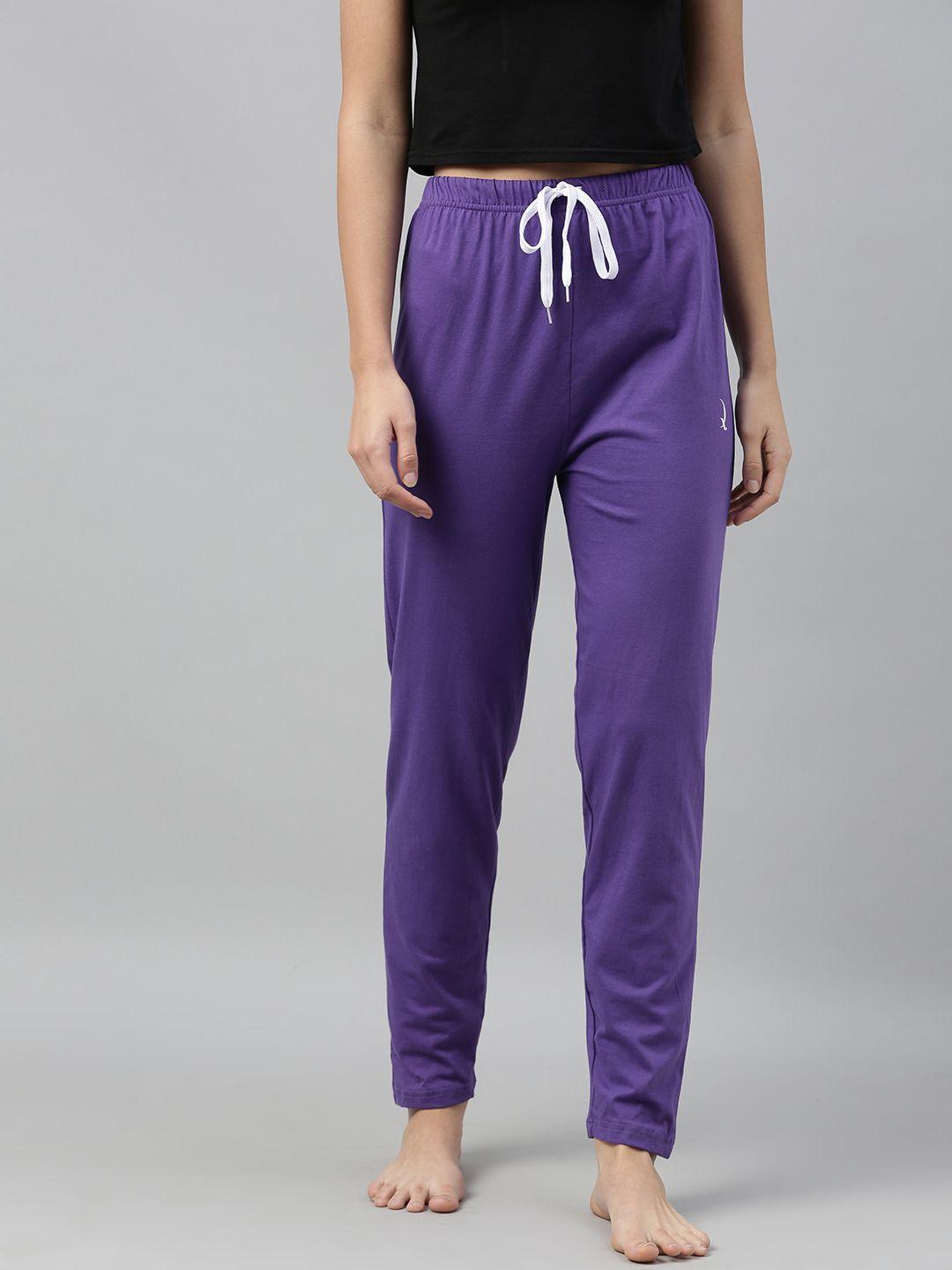 quarantine-women-purple-solid-lounge-pants