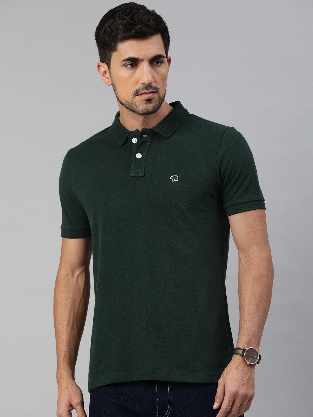 the-bear-house-men-green-solid-slim-fit-polo-collar-t-shirt