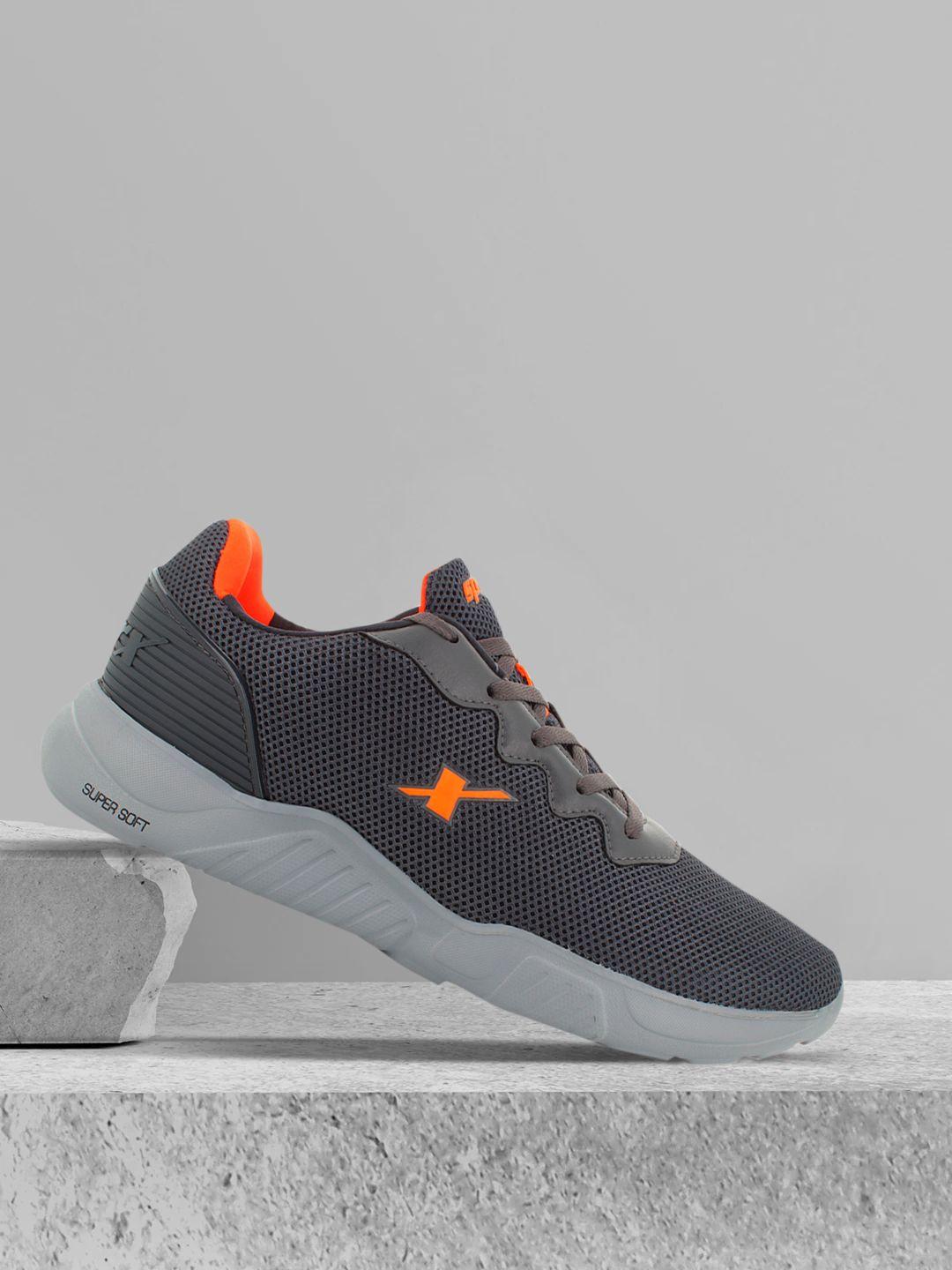 sparx-men-grey-&-orange-running-shoes