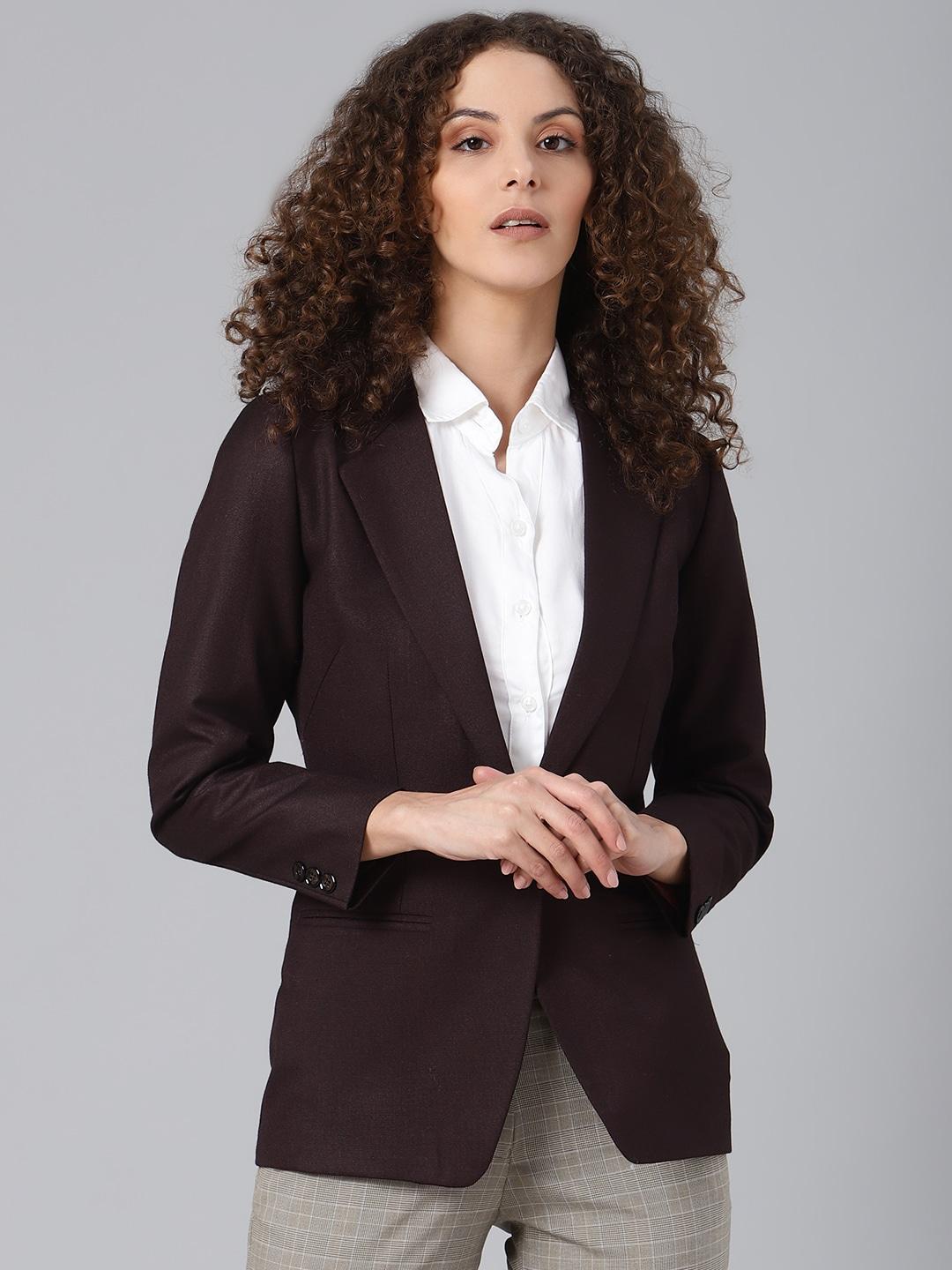 shaftesbury-london-women-brown-solid-formal-blazer