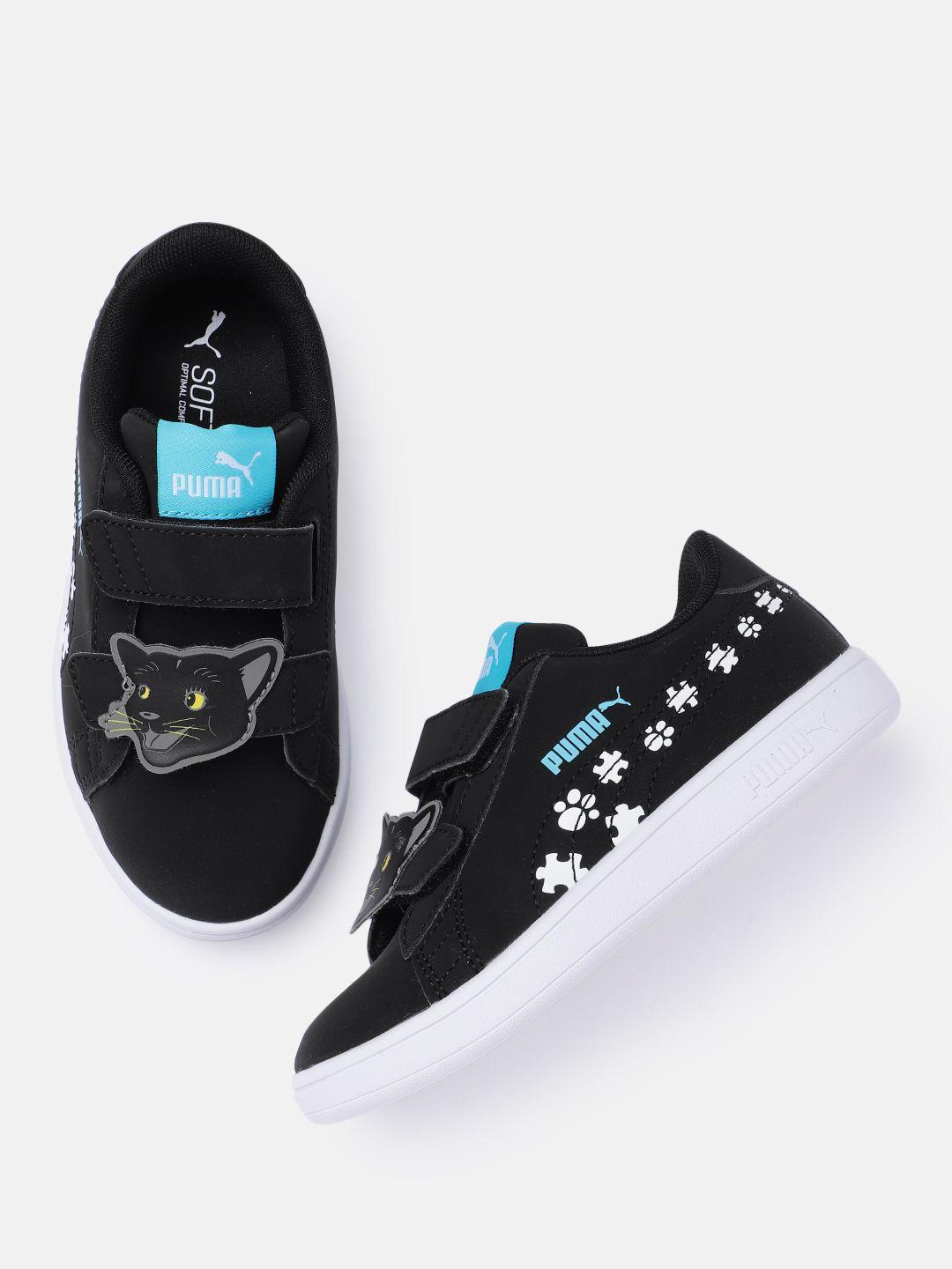 puma-boys-black-smash-v2-printed-sneakers