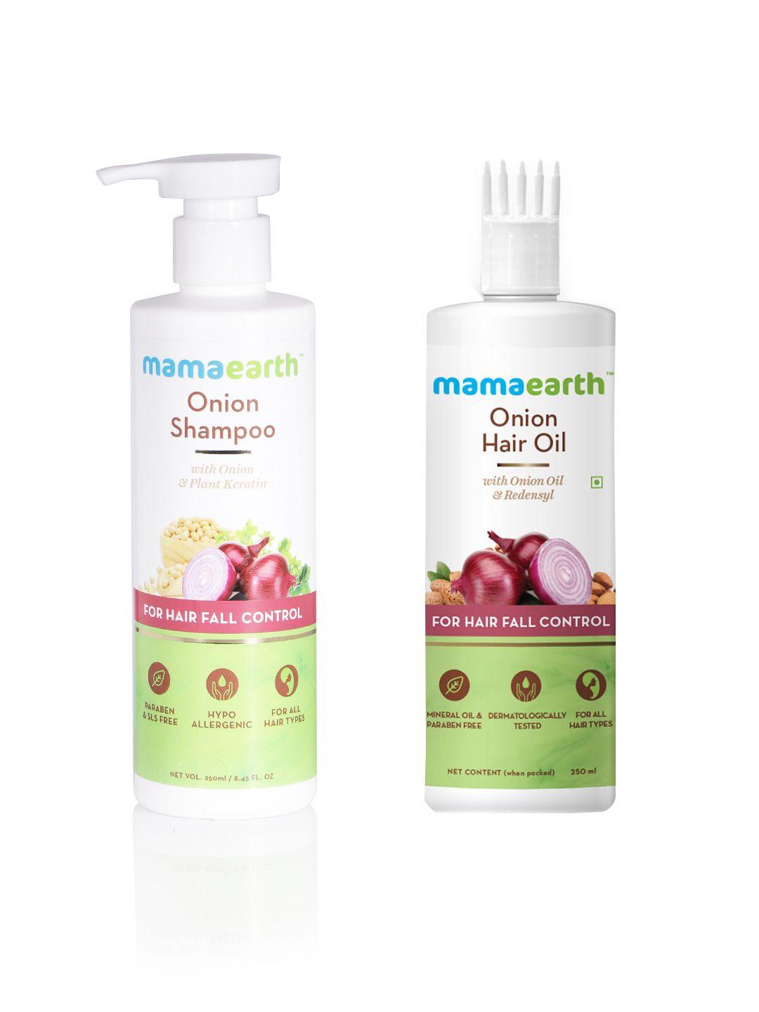 mamaearth-unisex-set-of-onion-hair-fall-control-sustainable-shampoo-&-hair-oil