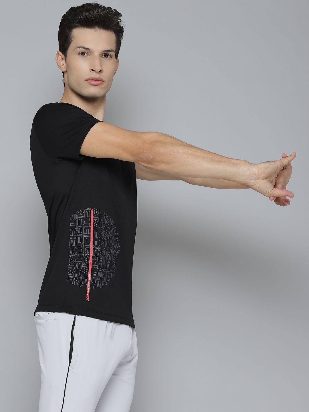 alcis-men-black-printed-round-neck-sports-t-shirt