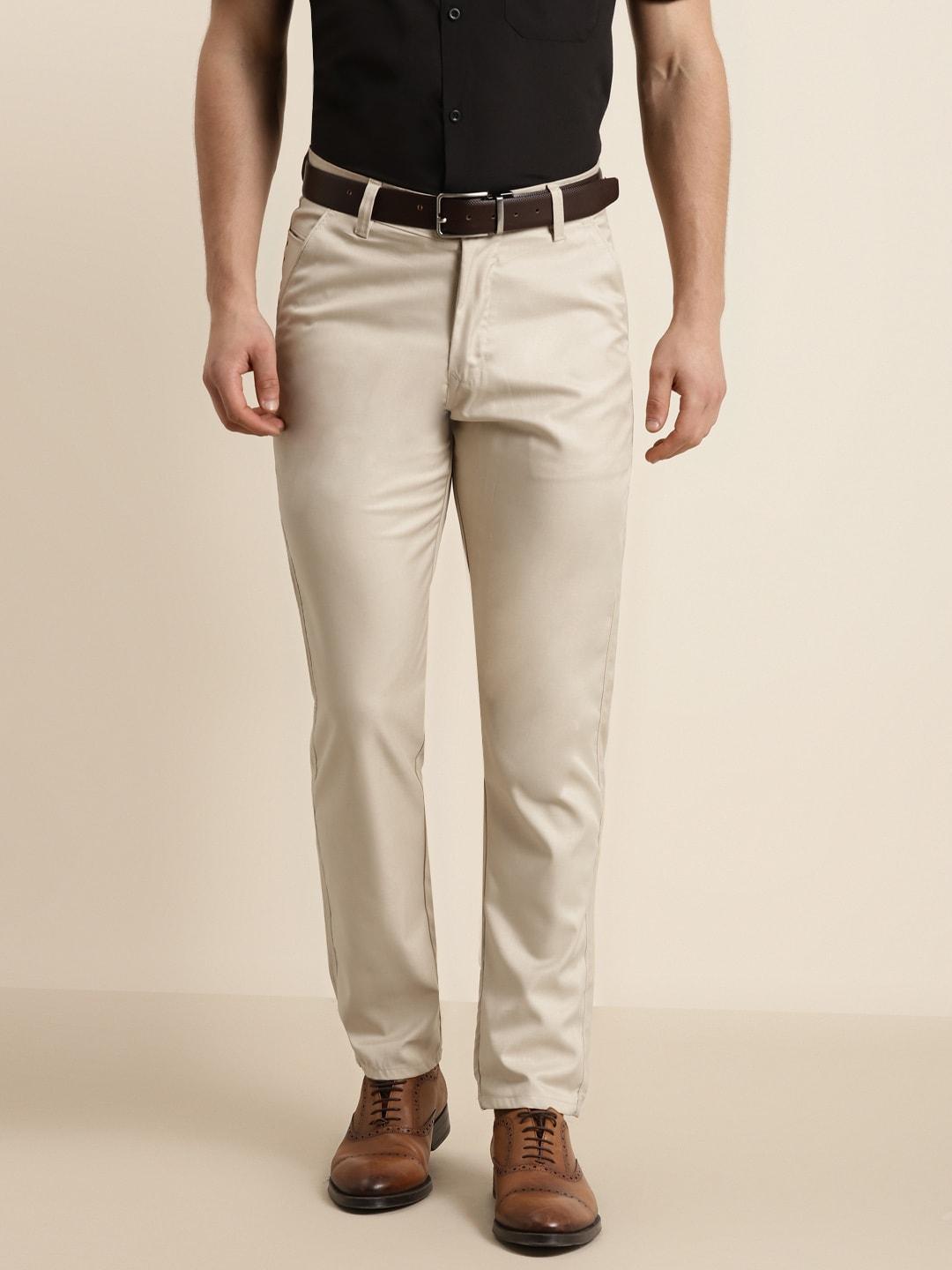 sojanya-men-beige-smart-straight-fit-solid-regular-trousers