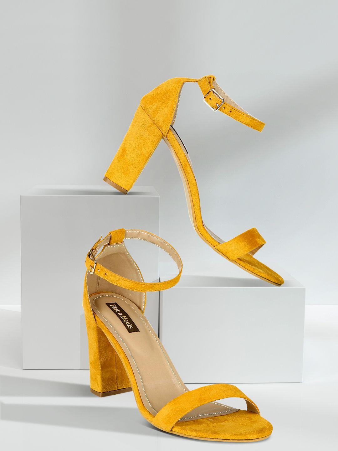 flat-n-heels-women-yellow-solid-block-heels