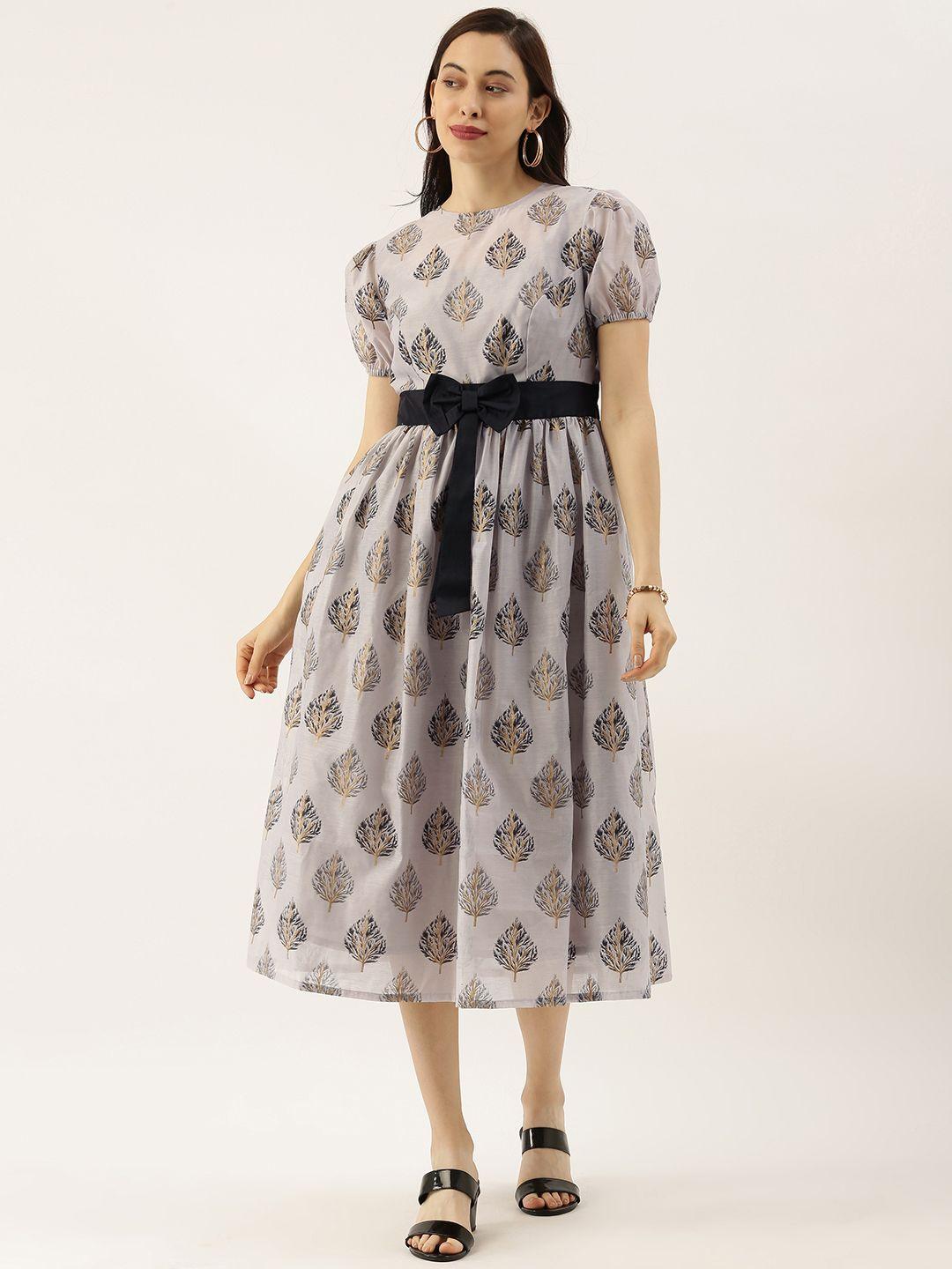 ethnovog-women-lavender-printed-fit-and-flare-dress