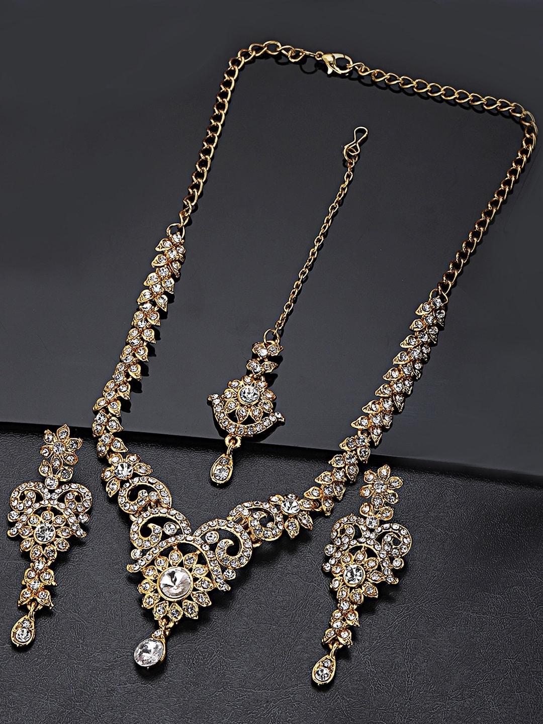 carlton-london-gold-plated-cz-studded-handcrafted-jewellery-set