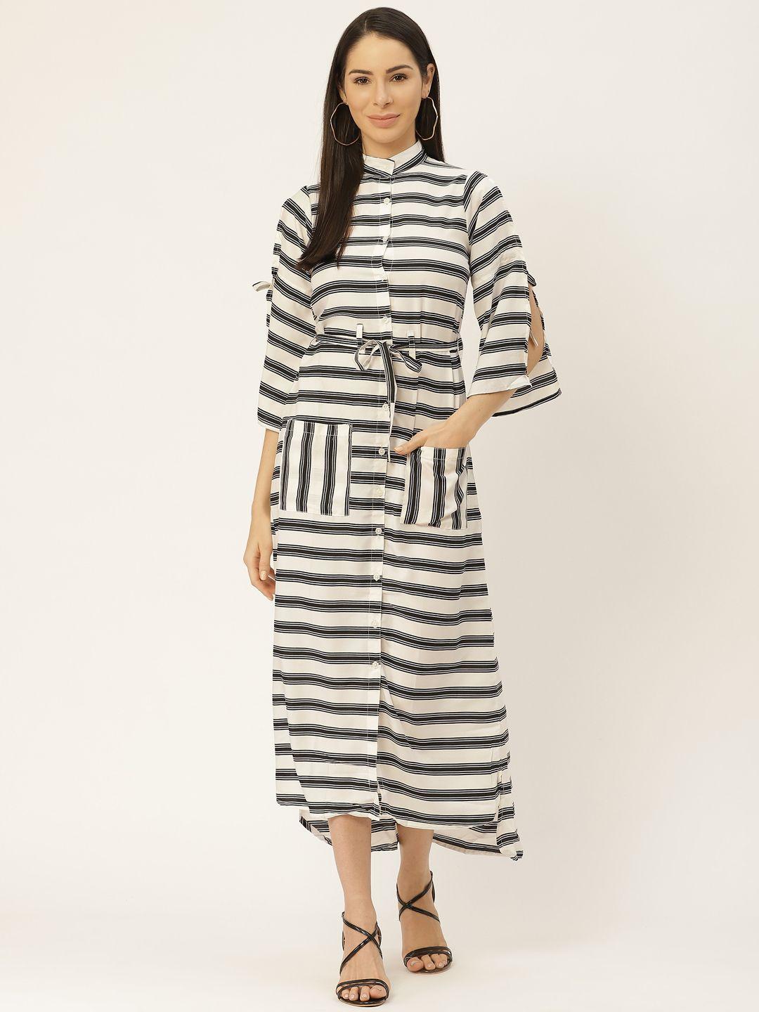 belle-fille-women-white-&-black-striped-maxi-dress