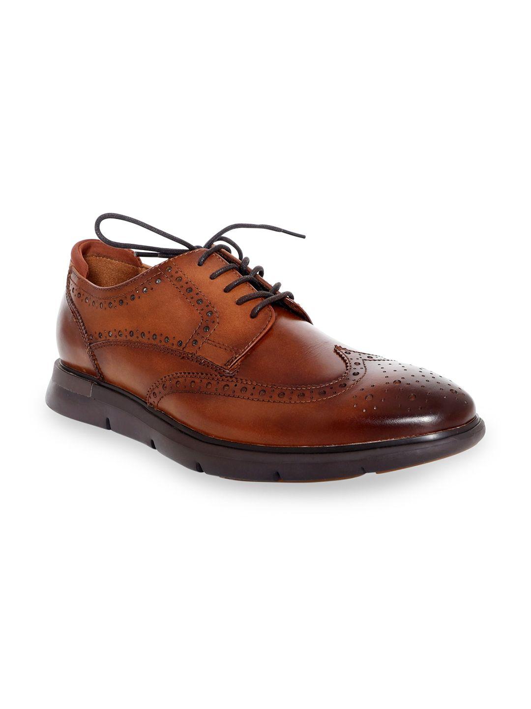 kenneth-cole-men-tan-brown-textured-leather-formal-brogues