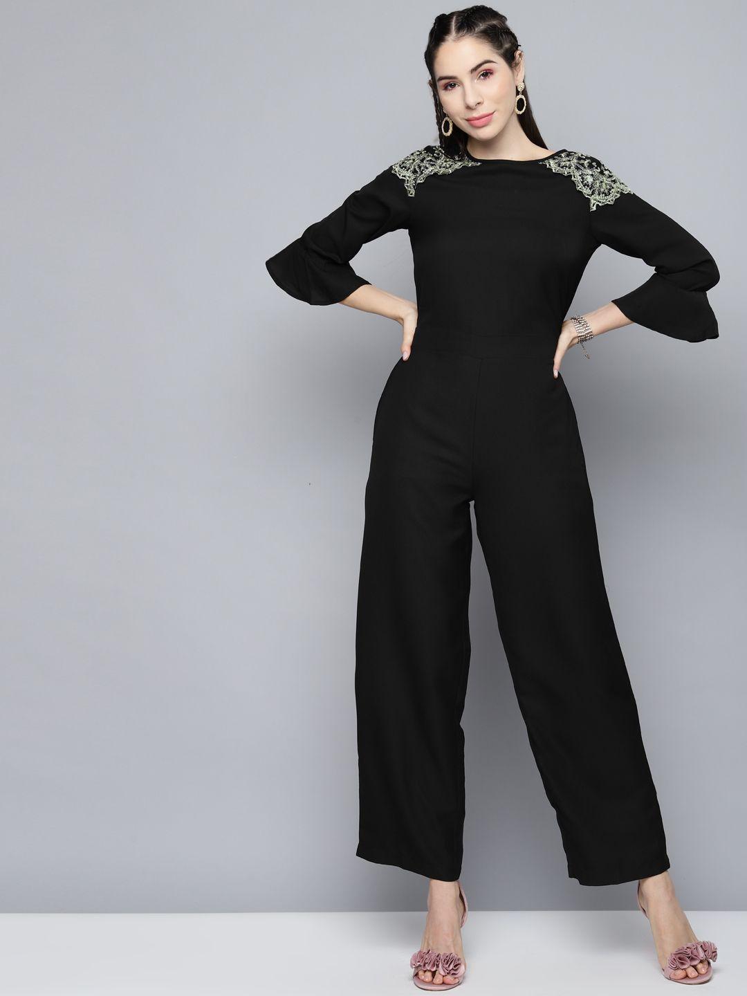 sassafras-black-basic-solid-jumpsuit-with-lace-inserts