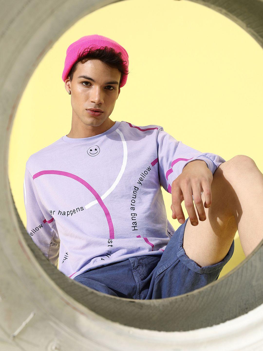 kook-n-keech-emoji-men-alluring-lavender-printed-graphic-sweatshirt