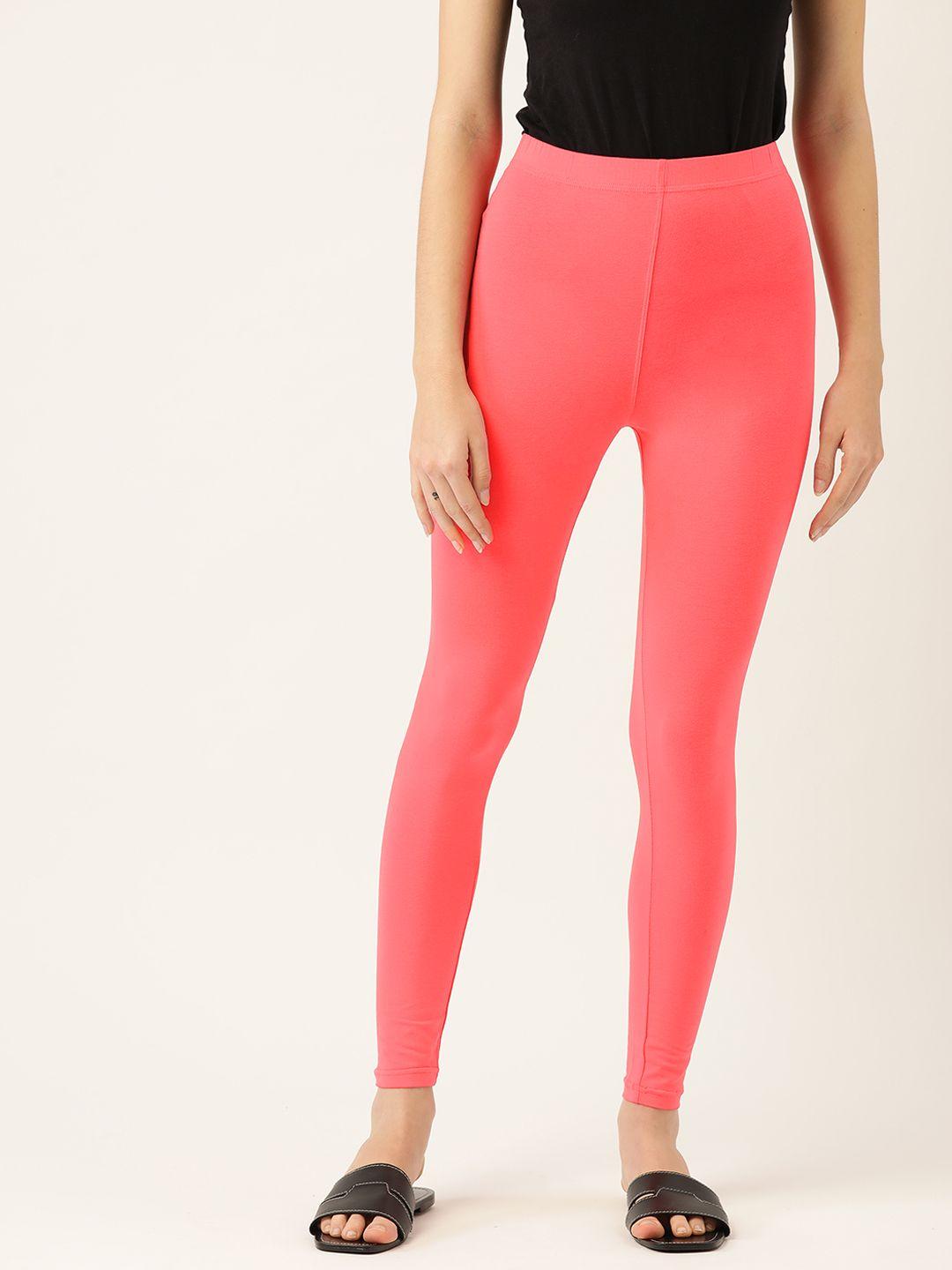leading-lady-women-coral-pink-solid-ankle-length-leggings